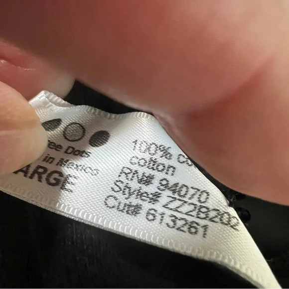 THREE DOTS Women’s Soft Cotton One-Button Blazer - Black - Size Large - Picture 7 of 8